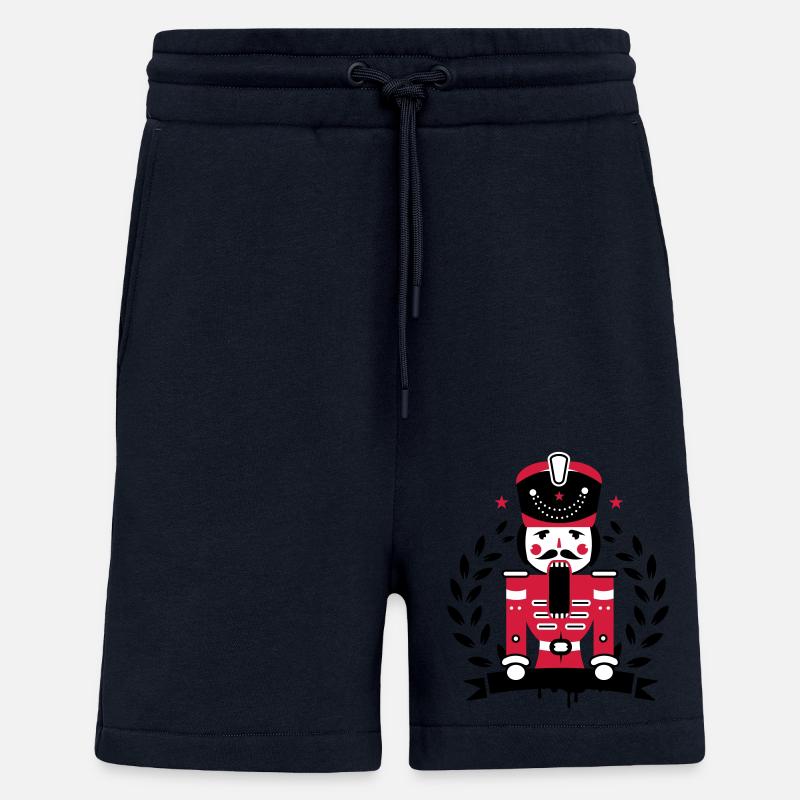 Casse-Noisette Hussard la bouche ouverte - Short bio décontracté fabriqué en UE - DARK NAVY