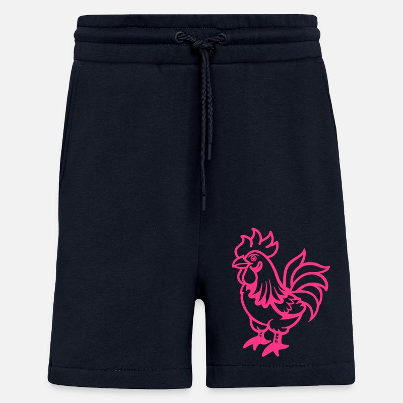 hahn comic - Shorts - made by SPREAD - DARK NAVY