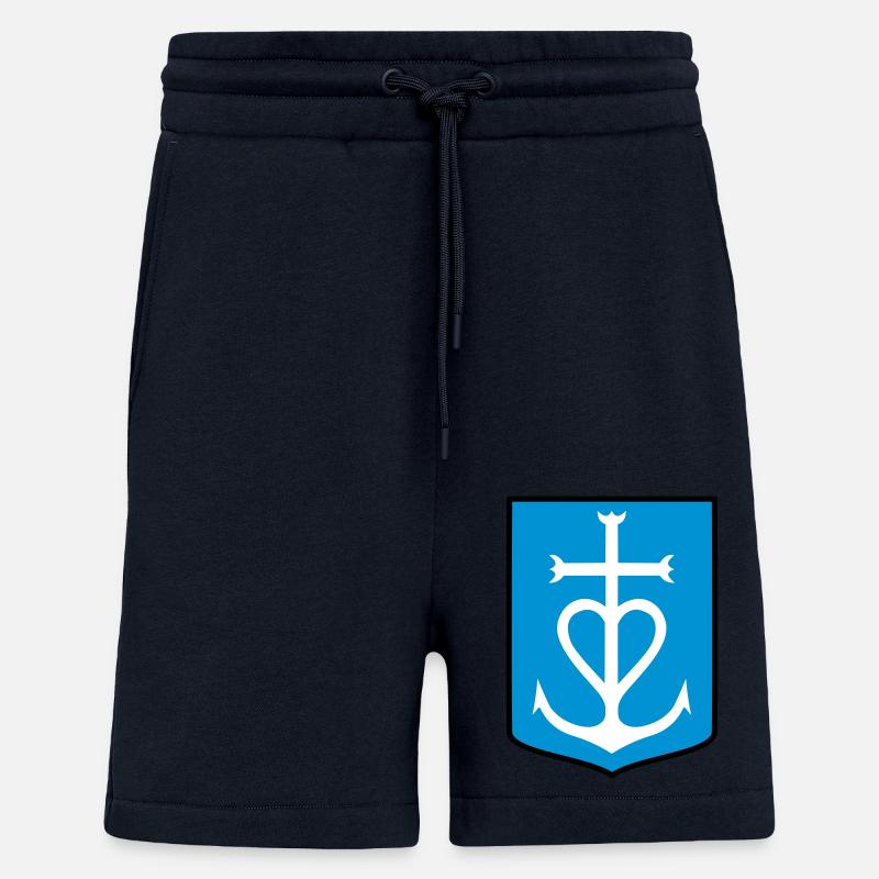 Croix Camargue - Short bio décontracté fabriqué en UE - DARK NAVY