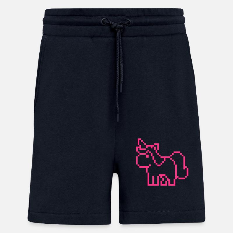 pixel einhorn - Shorts - made by SPREAD - DARK NAVY