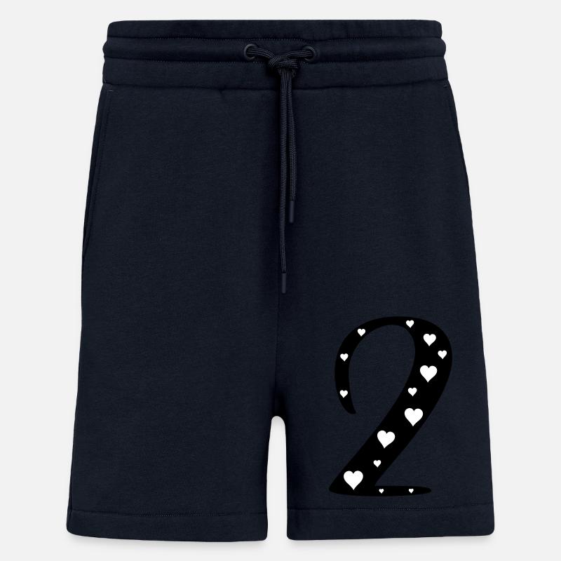 2 Birthday with heart - Shorts - made by SPREAD - DARK NAVY