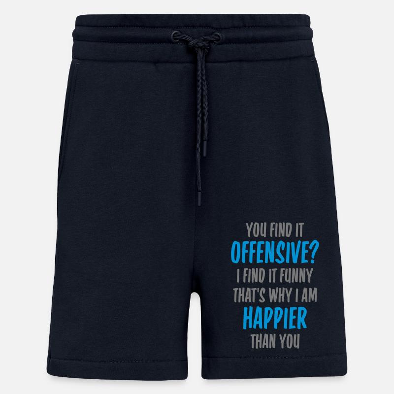You find it offensive - Shorts - made by SPREAD - DARK NAVY