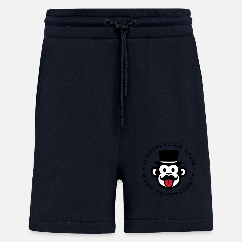 Junggesellen Crew Affe - Shorts - made by SPREAD - DARK NAVY