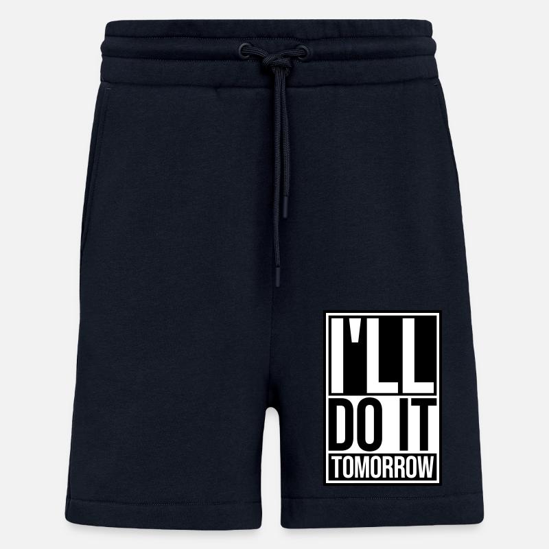 Fallo domani citazione - Pantaloncini ecologici casual Made in UE - DARK NAVY