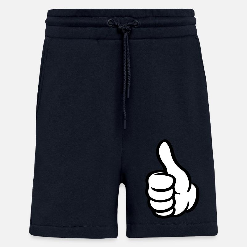 pouce main comme - Short bio décontracté fabriqué en UE - DARK NAVY