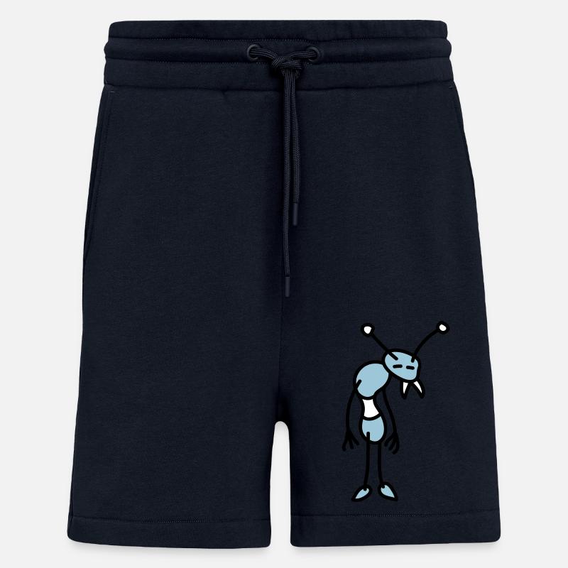 sad_bug_3c - Short bio décontracté fabriqué en UE - DARK NAVY