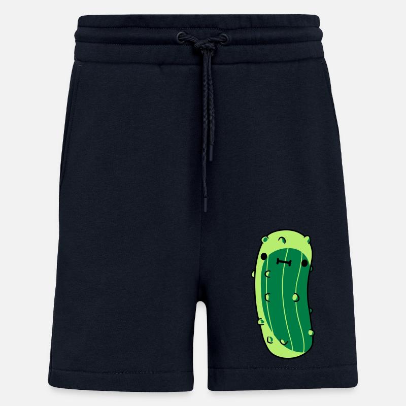 small cucumber with - Shorts - made by SPREAD - DARK NAVY