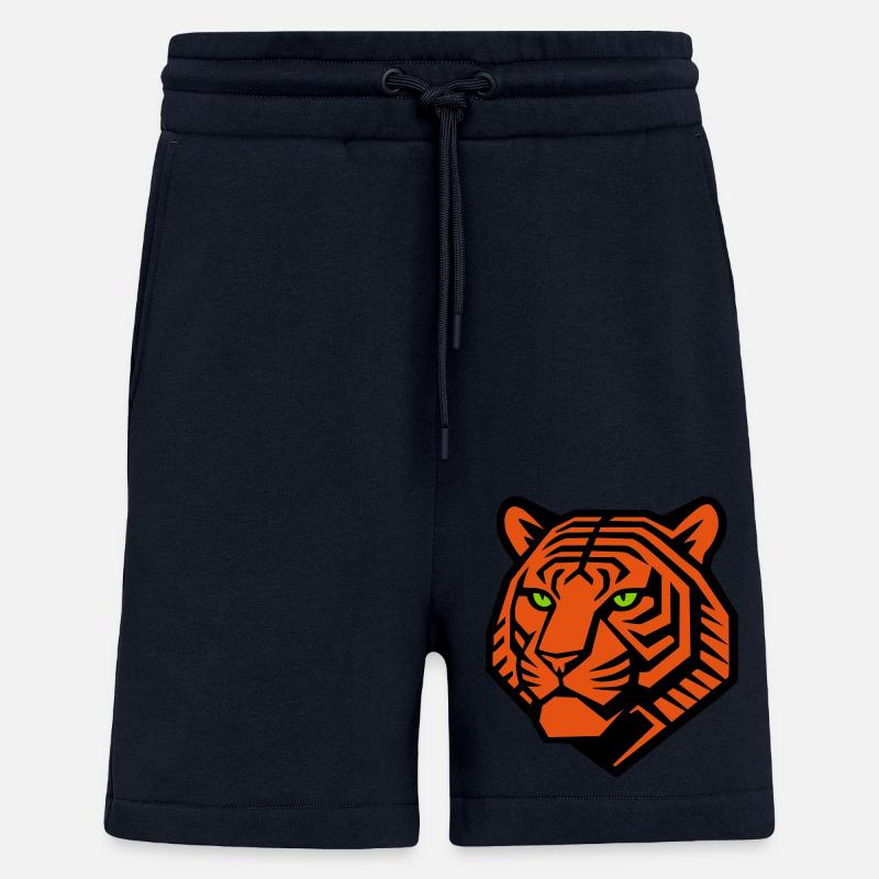 Geometric Tiger - Vector Design - Shorts - made by SPREAD - DARK NAVY