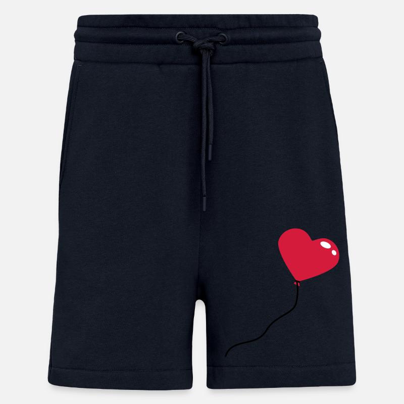herzluftballon_3c - Shorts - made by SPREAD - DARK NAVY