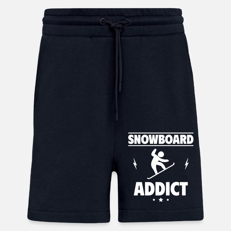 Süchtig nach Snowboarden - Shorts - made by SPREAD - DARK NAVY