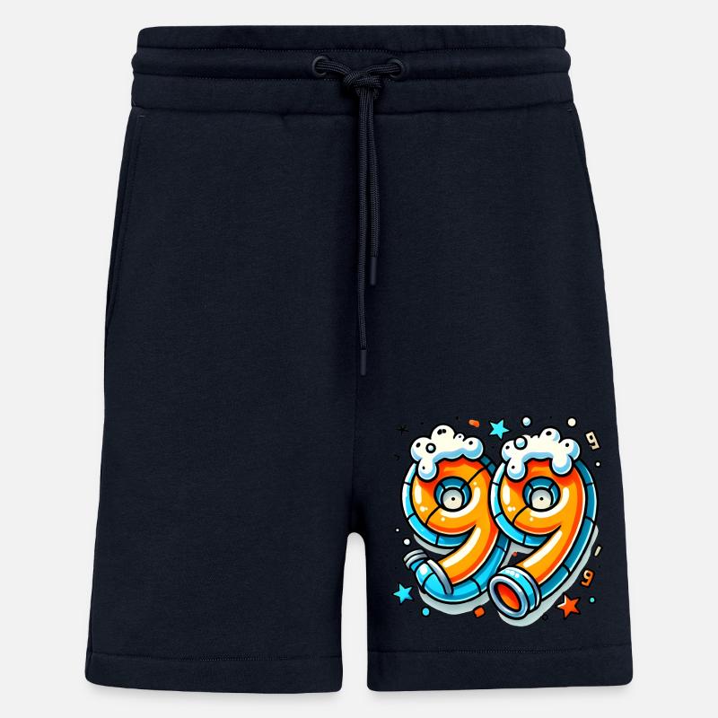 99 Probleme Graffiti Bier Design - Shorts - made by SPREAD - DARK NAVY