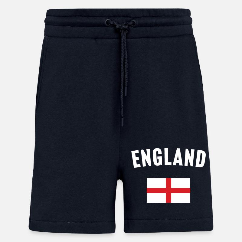 Drapeau de l’Angleterre - Short bio décontracté fabriqué en UE - DARK NAVY