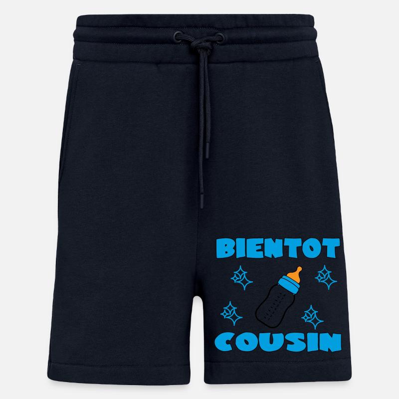 SOON COUSIN - Shorts - made by SPREAD - DARK NAVY