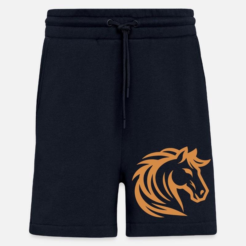 Conception de la silhouette Hafflinger - Short bio décontracté fabriqué en UE - DARK NAVY