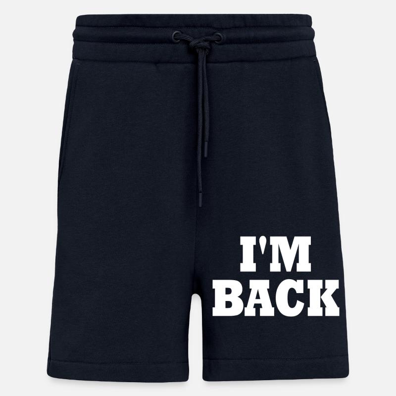 Im back - Short bio décontracté fabriqué en UE - DARK NAVY