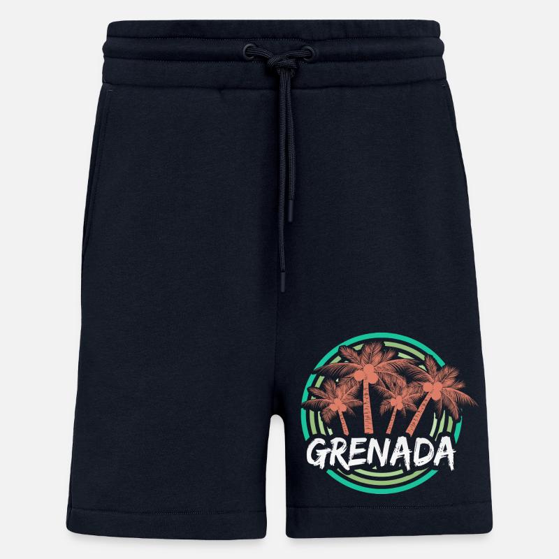 Cadeau pour la Grenade - Short bio décontracté fabriqué en UE - DARK NAVY
