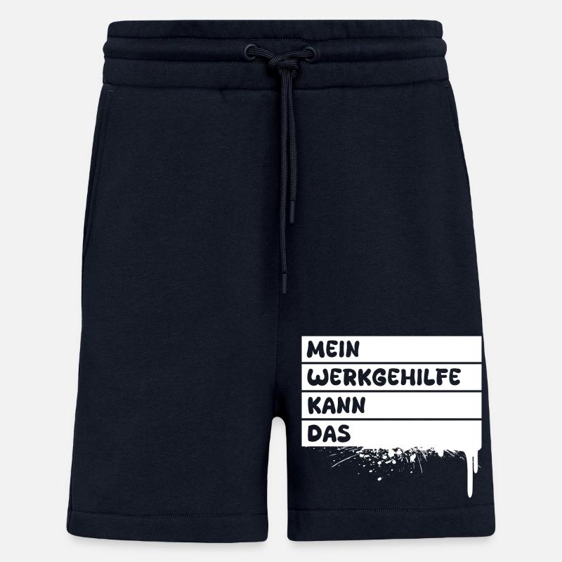 Profession : Assistante - Short bio décontracté fabriqué en UE - DARK NAVY