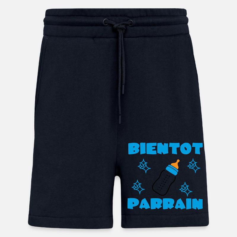 BIENTOT PARRAIN - Short bio décontracté fabriqué en UE - DARK NAVY