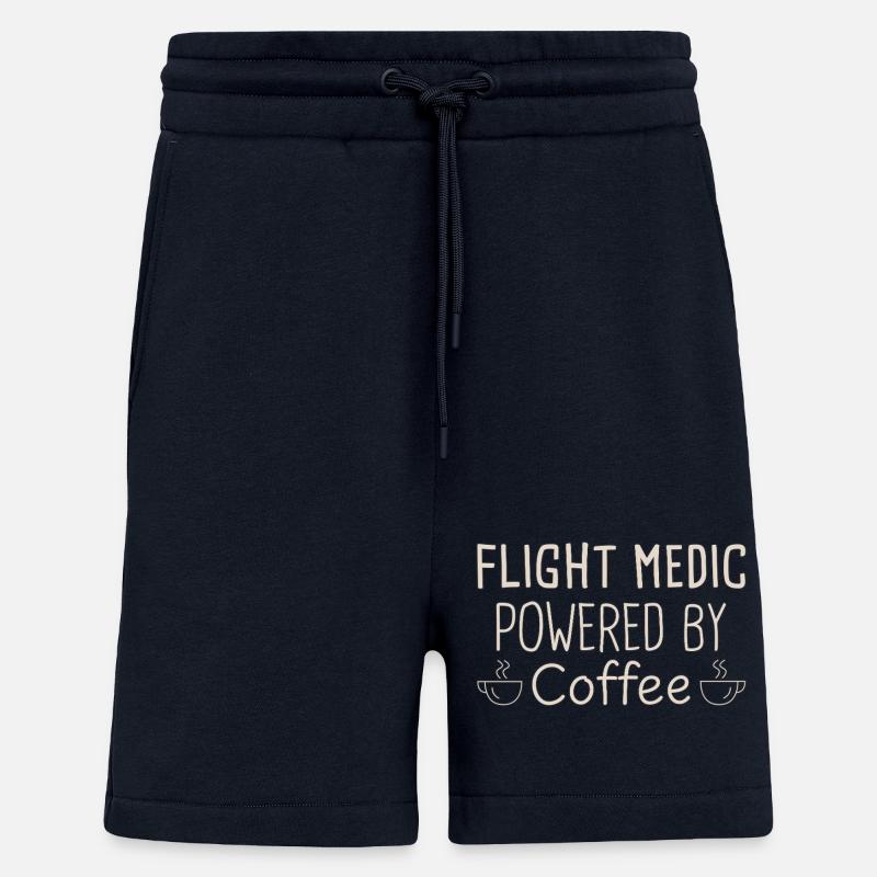 Flight Paramedic Coffee Luftrettung - Shorts - made by SPREAD - DARK NAVY