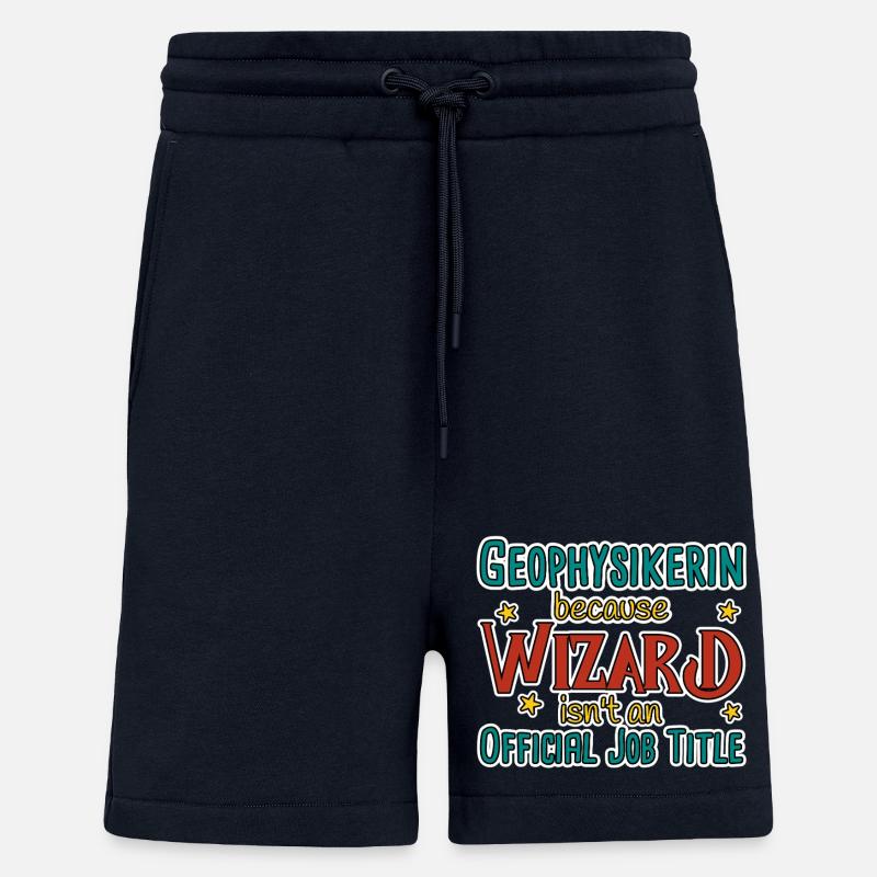 Geophysicist Wizard Geophysics - Shorts - made by SPREAD - DARK NAVY
