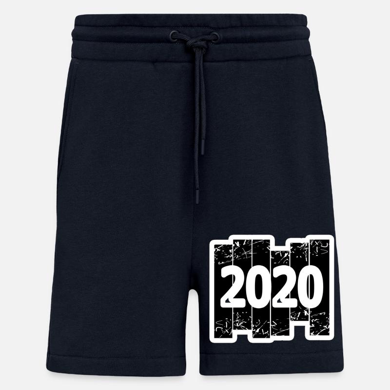 Année 2020 - Short bio décontracté fabriqué en UE - DARK NAVY