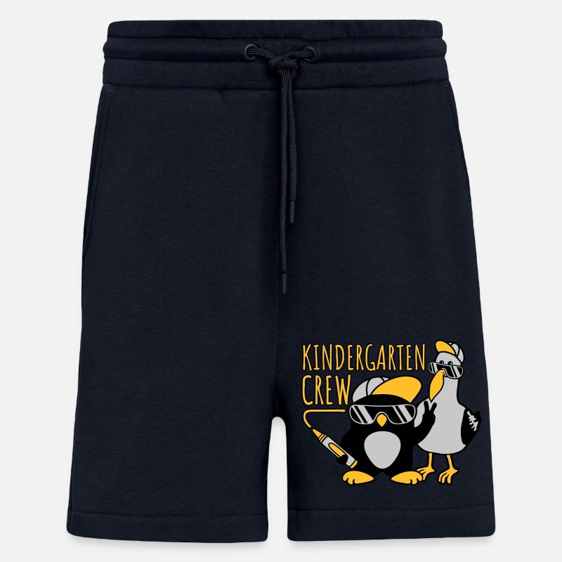 Kindergarten Crew Möwe Pinguin - Shorts - made by SPREAD - DARK NAVY