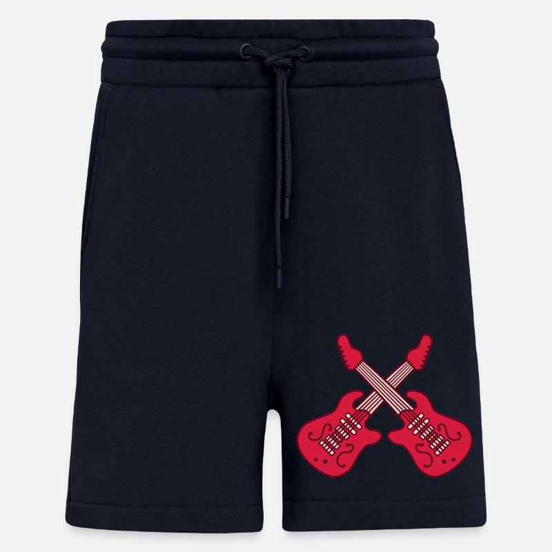 2 E Guitares Cool - Short bio décontracté fabriqué en UE - DARK NAVY