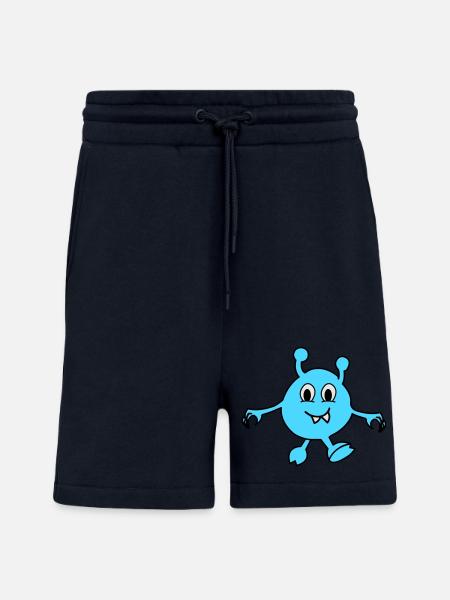 monster alien - Shorts - made by SPREAD - DARK NAVY