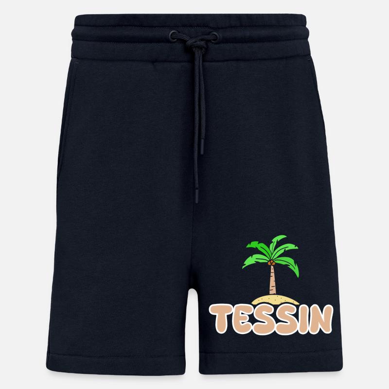 Le Tessin comme le Tessin - Short bio décontracté fabriqué en UE - DARK NAVY