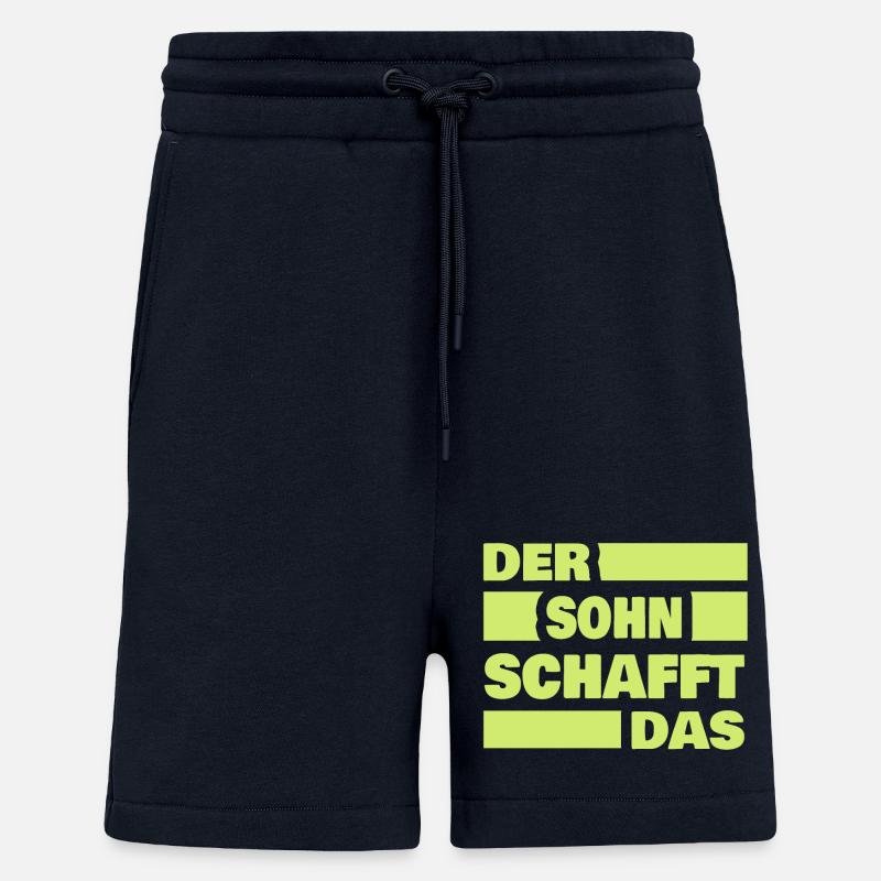 Figlio - Pantaloncini ecologici casual Made in UE - DARK NAVY