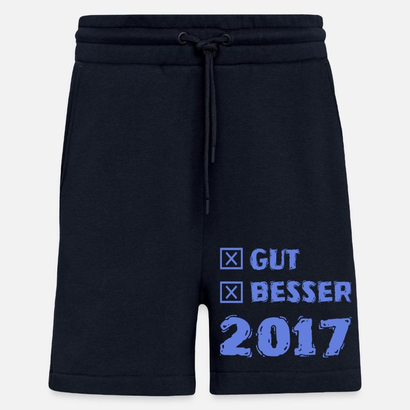 Année 2017 - Short bio décontracté fabriqué en UE - DARK NAVY