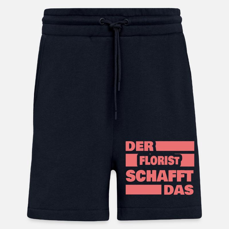 Florist als Arbeit - Shorts - made by SPREAD - DARK NAVY
