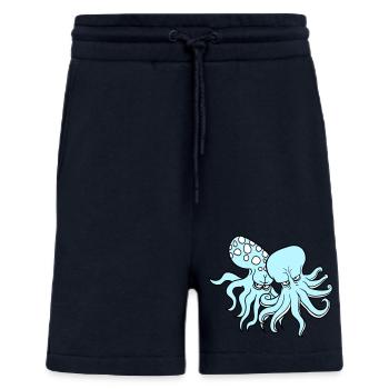2 Böse Oktopus Kraken Tintenfisch Kopffüßer Team - Shorts - made by SPREAD - DARK NAVY - Vorne