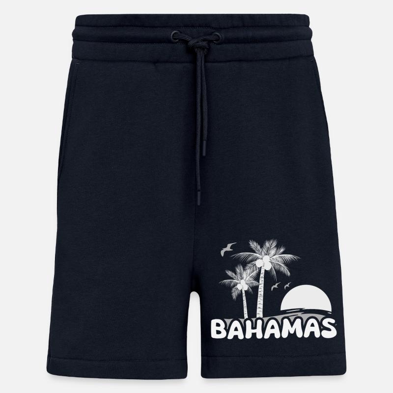 Plage des Bahamas - Short bio décontracté fabriqué en UE - DARK NAVY