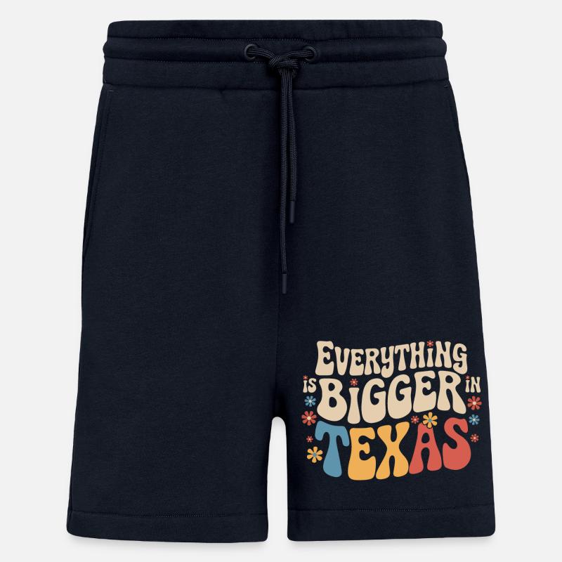 Texas State Texans Texas - Shorts - made by SPREAD - DARK NAVY