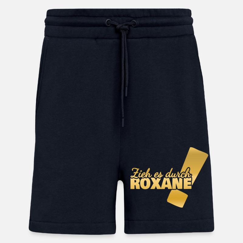 Prénom Roxane - Short bio décontracté fabriqué en UE - DARK NAVY