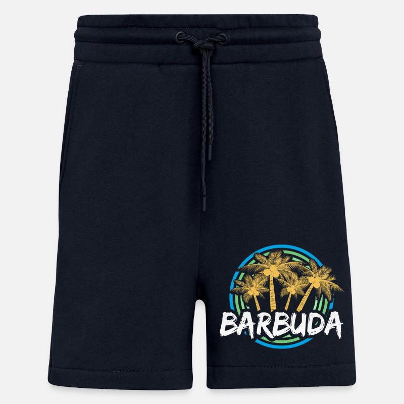 Cadeau pour Barbuda - Short bio décontracté fabriqué en UE - DARK NAVY