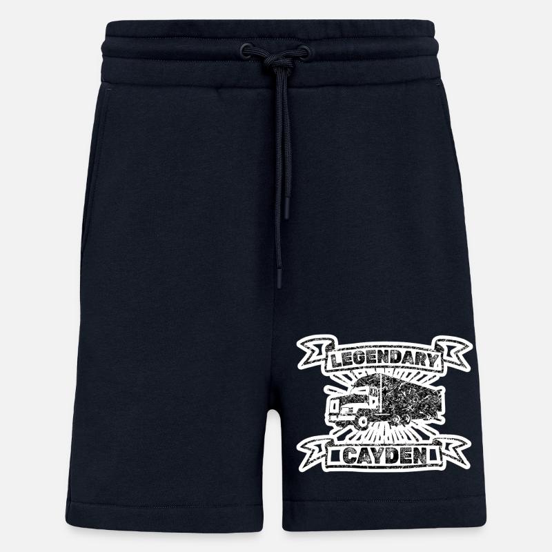 Cayden comme prénom - Short bio décontracté fabriqué en UE - DARK NAVY