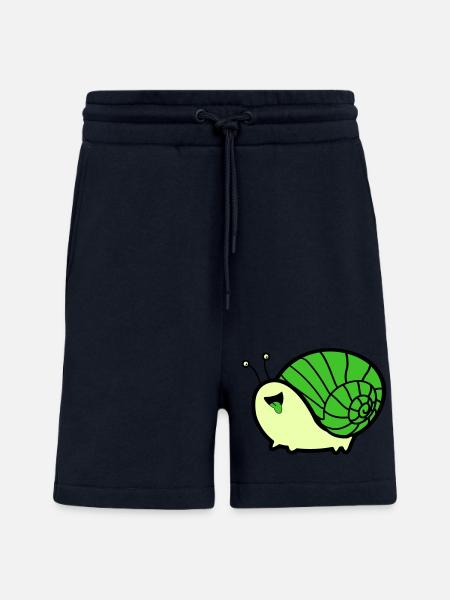 Snail Comic - Shorts - made by SPREAD - DARK NAVY