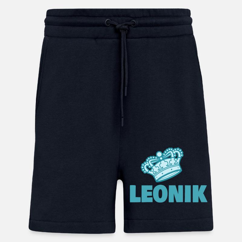 Leonik as a first name - Shorts - made by SPREAD - DARK NAVY