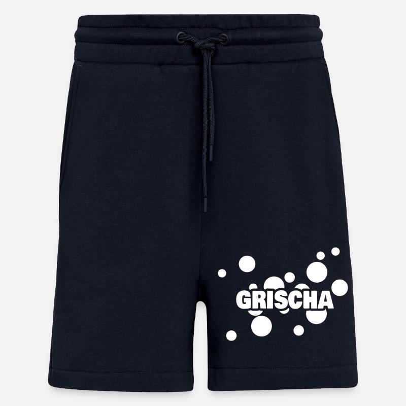 Prénom Grischa - Short bio décontracté fabriqué en UE - DARK NAVY