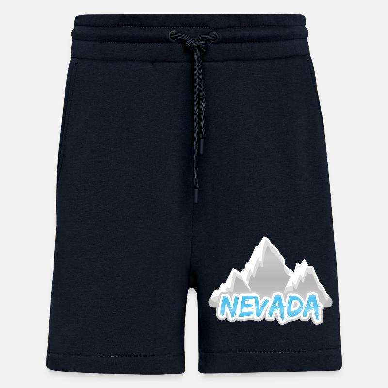 Nevada as a mountain - Shorts - made by SPREAD - DARK NAVY