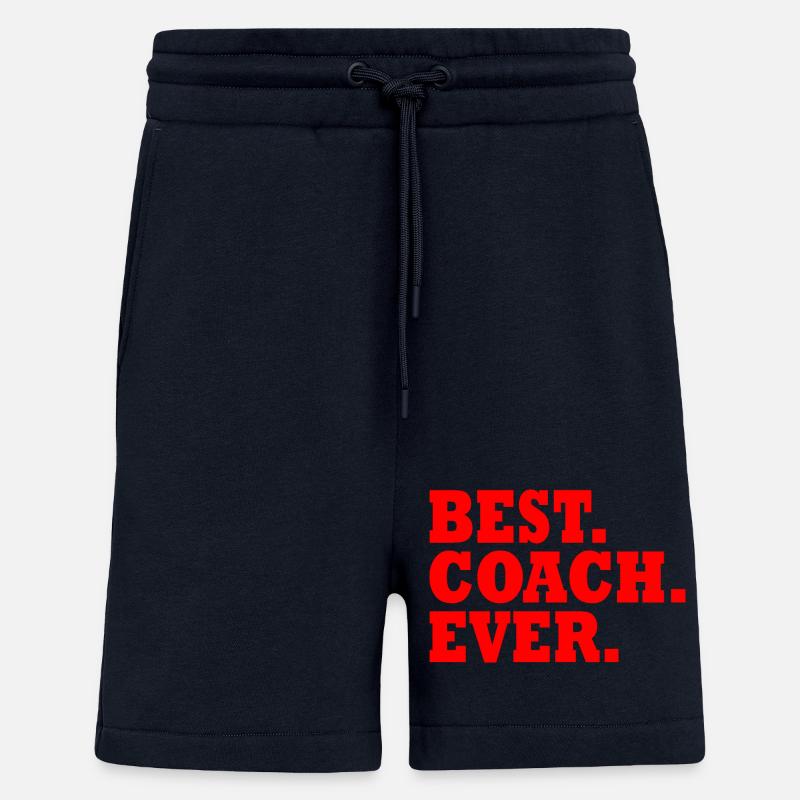 Best coach ever - Short bio décontracté fabriqué en UE - DARK NAVY