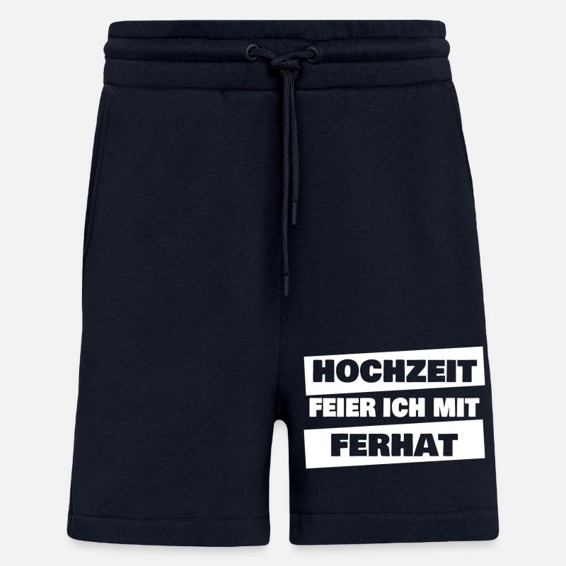 Cadeau pour Ferhat - Short bio décontracté fabriqué en UE - DARK NAVY