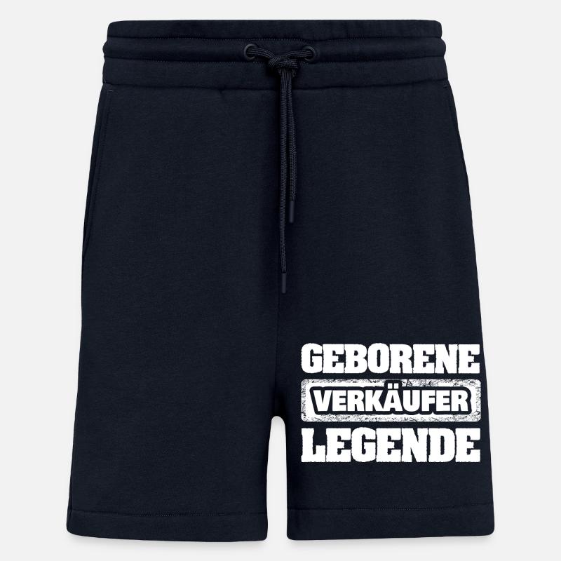 Profession Assistante de vente - Short bio décontracté fabriqué en UE - DARK NAVY