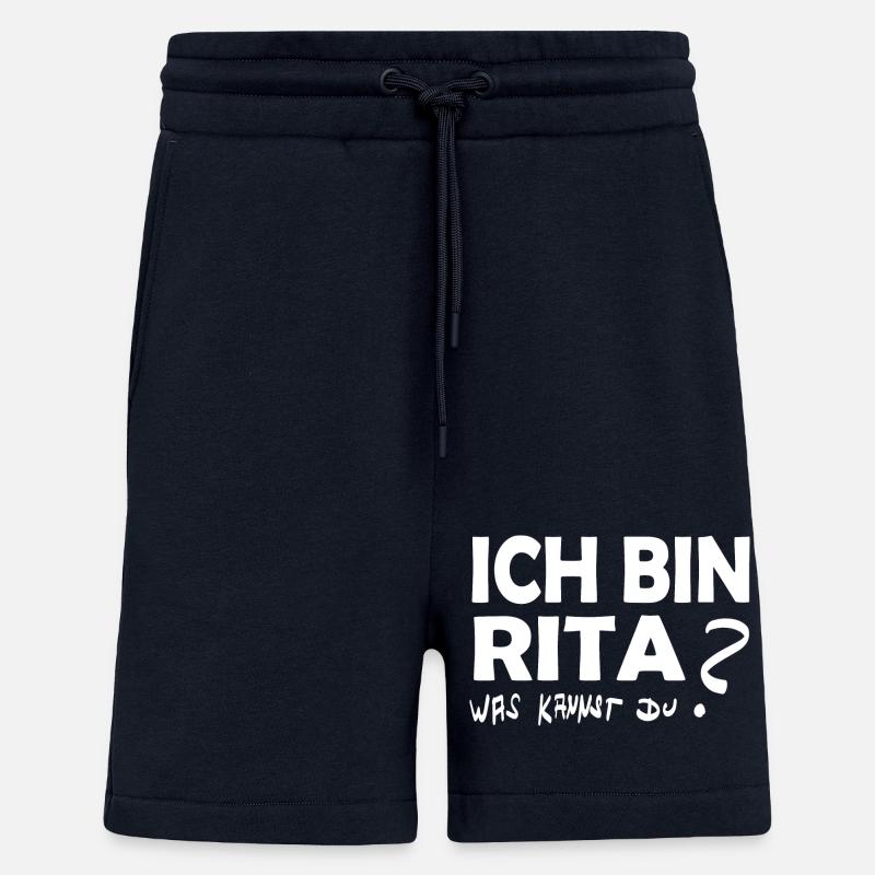 First name rita - Shorts - made by SPREAD - DARK NAVY