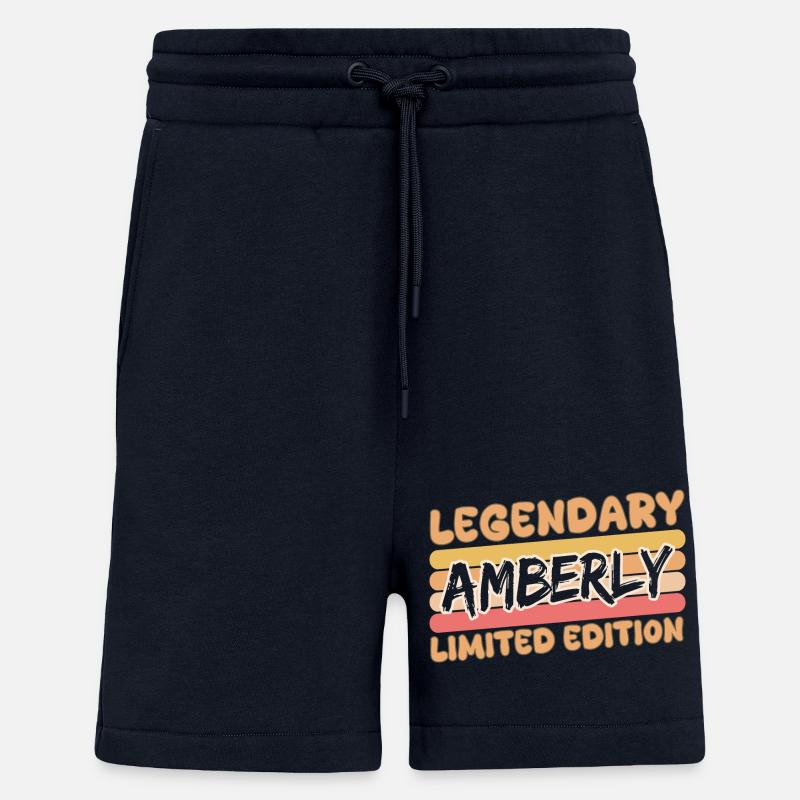Amberly comme nom - Short bio décontracté fabriqué en UE - DARK NAVY