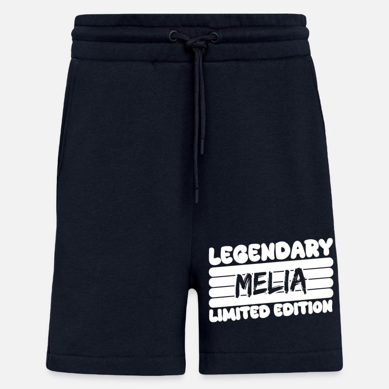 Melia comme nom - Short bio décontracté fabriqué en UE - DARK NAVY