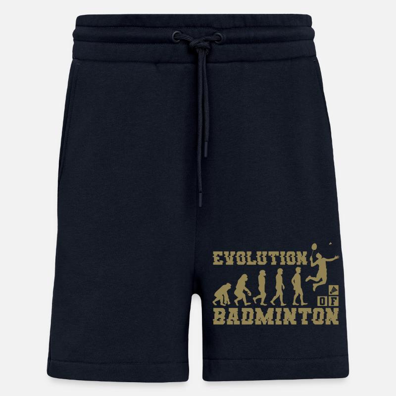 Badminton Evolution Silhouette - Shorts - made by SPREAD - DARK NAVY