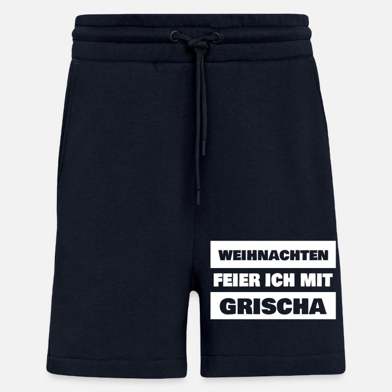 Cadeau pour Grischa - Short bio décontracté fabriqué en UE - DARK NAVY